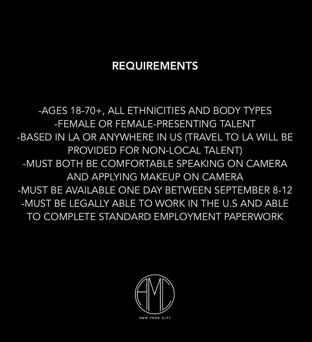 ‼️ CASTING CALL ‼️