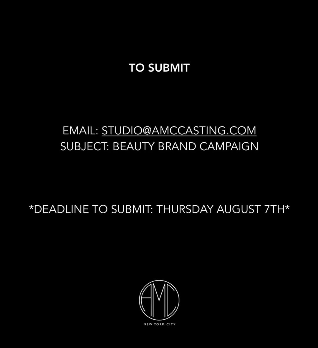 ‼️ CASTING CALL ‼️