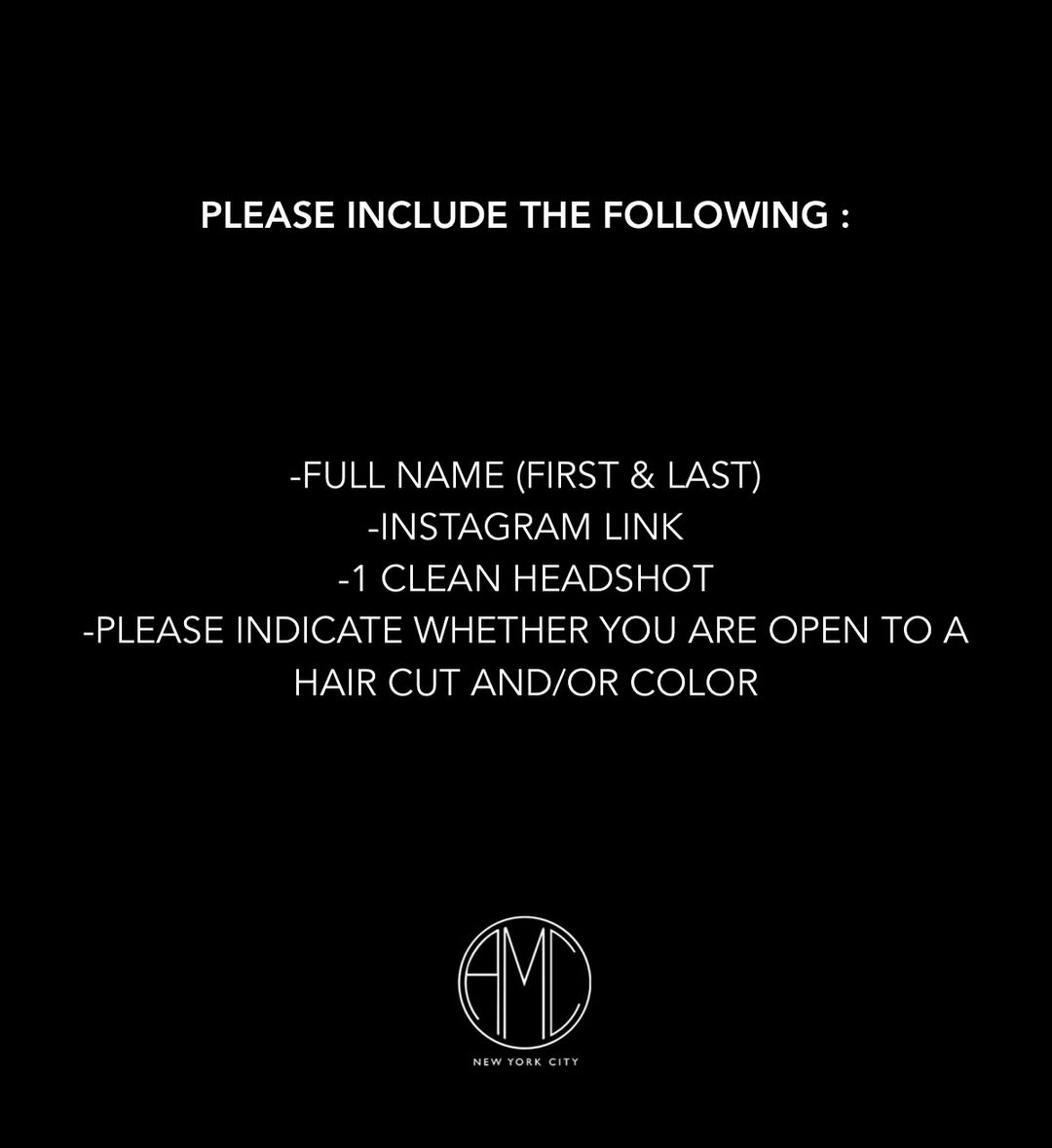 NYC CASTING CALL !!