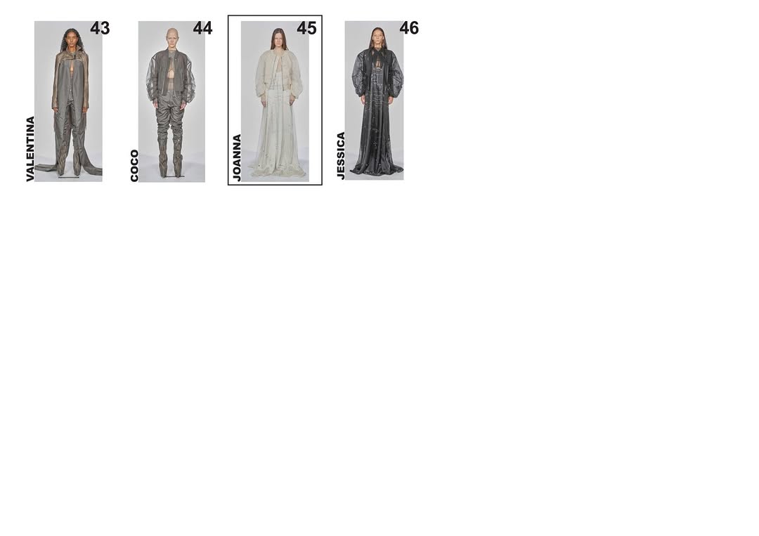 @RICKOWENSONLINE SS26 WOMEN’S ‘TEMPLE’