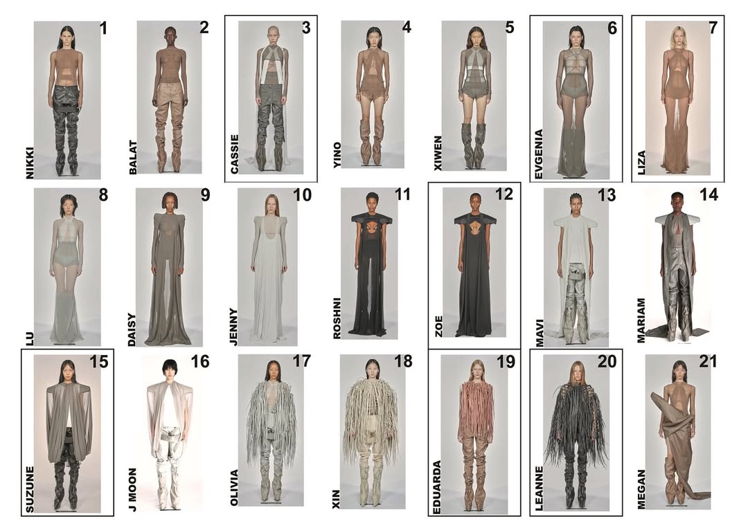 @RICKOWENSONLINE SS26 WOMEN’S ‘TEMPLE’