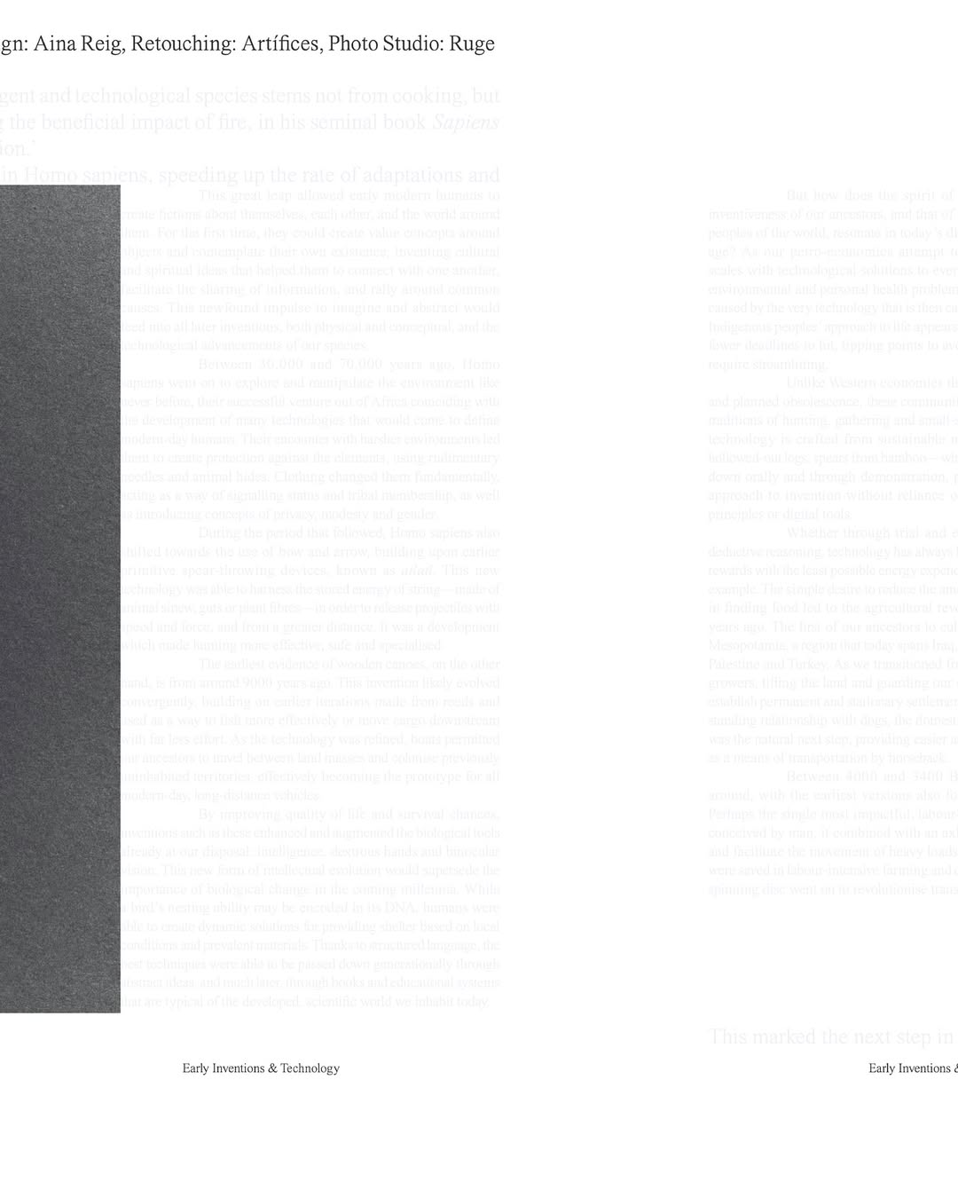 Developed for @presentspacemag (Print Five), the p...