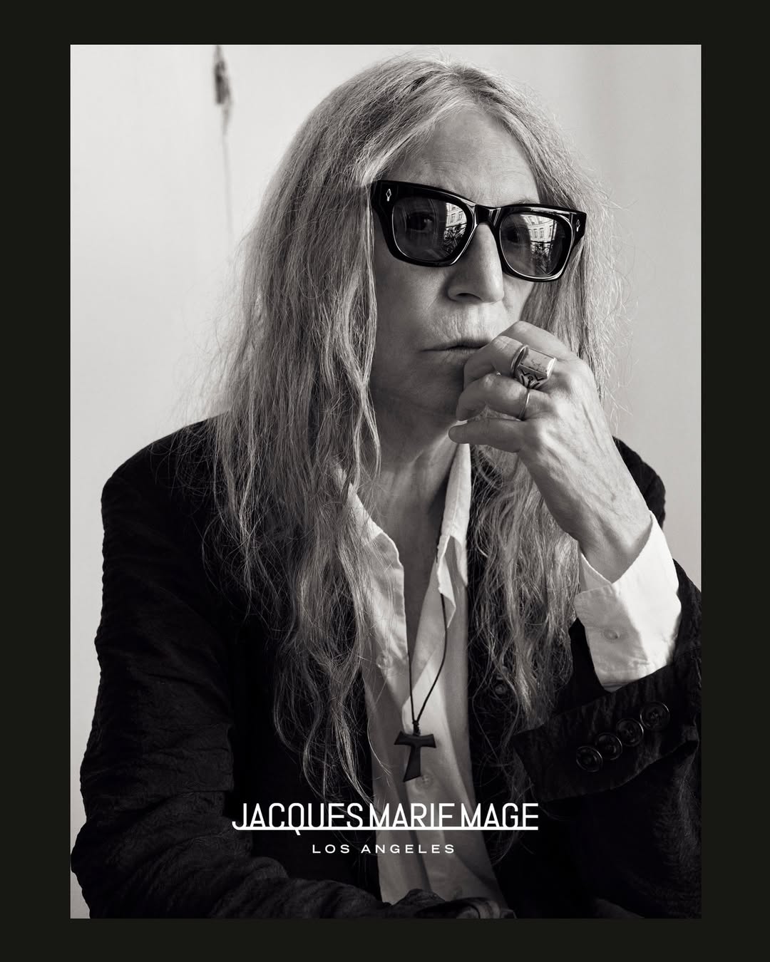 Icon @thisispattismith photographed by @ethanjames...