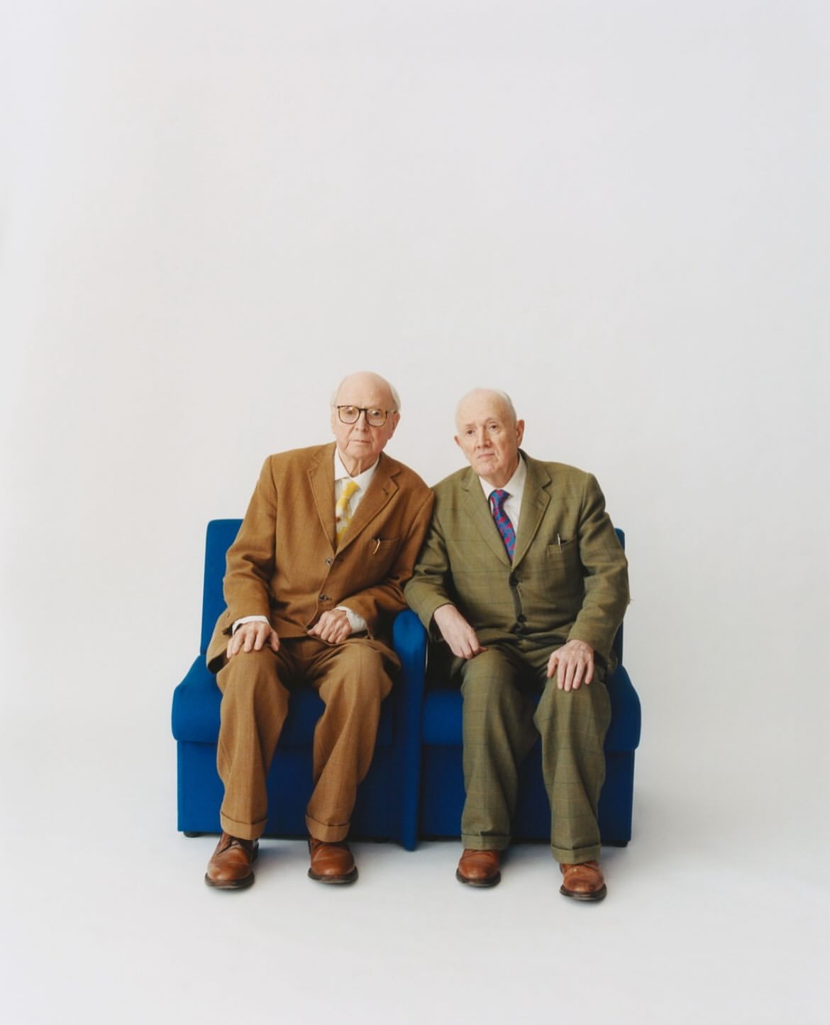 Gilbert and George photographed by @tobycoulson fo...