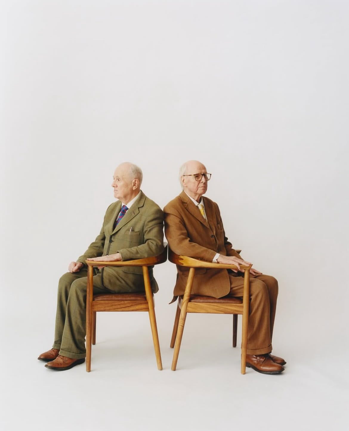 Gilbert and George photographed by @tobycoulson fo...