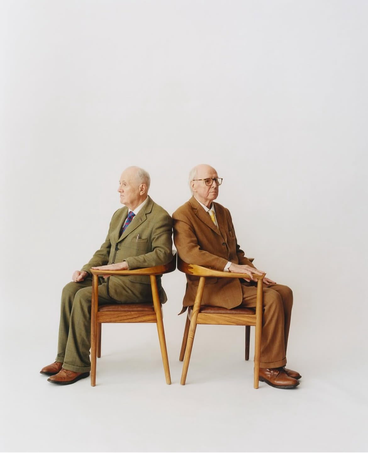 Gilbert and George photographed by @tobycoulson fo...