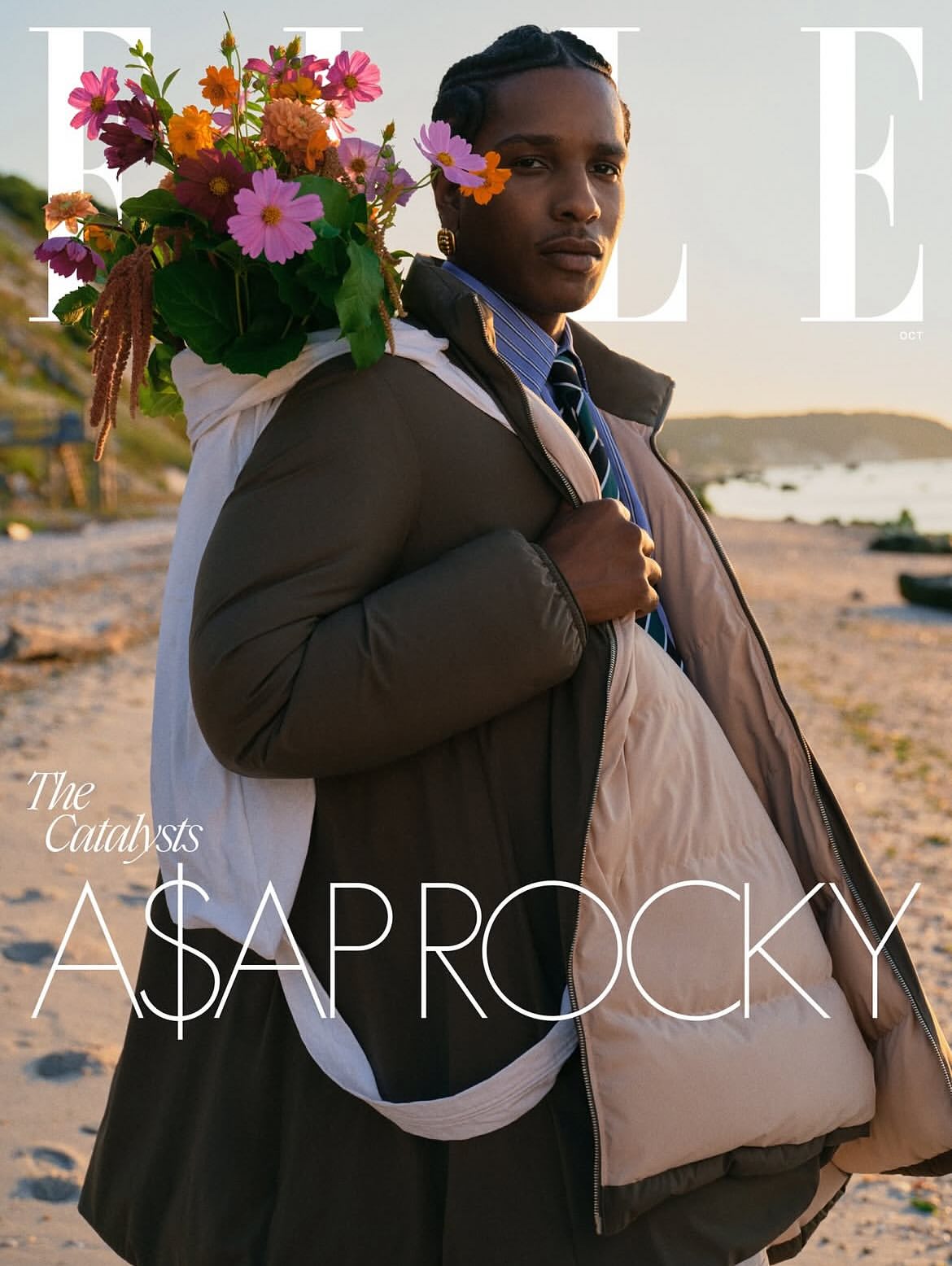 @asaprocky for the cover of @elleusa photographed ...