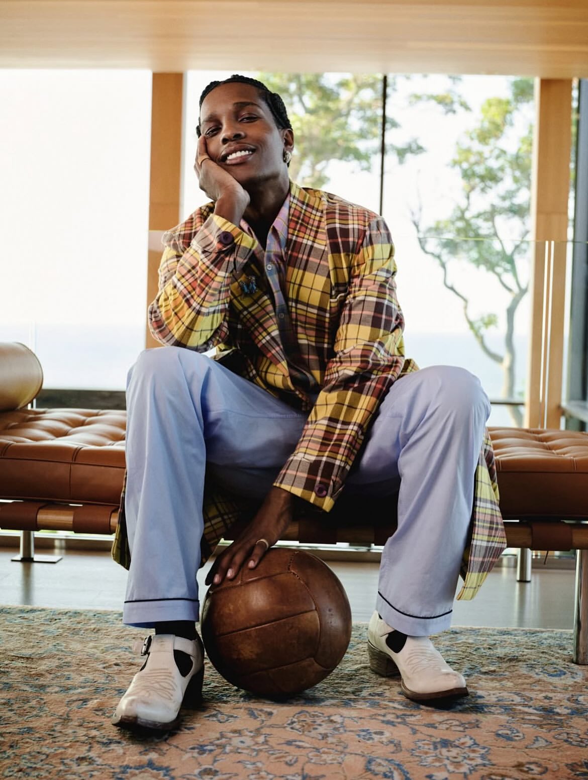 @asaprocky for the cover of @elleusa photographed ...