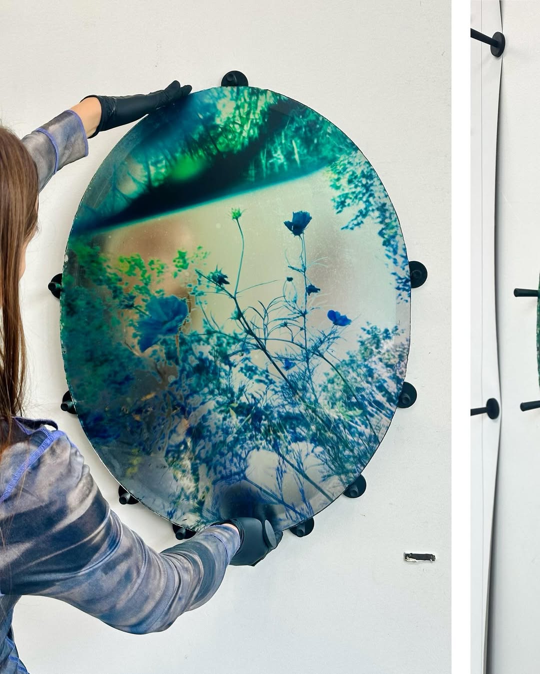 Behind the scenes in the studio, in preparation of...