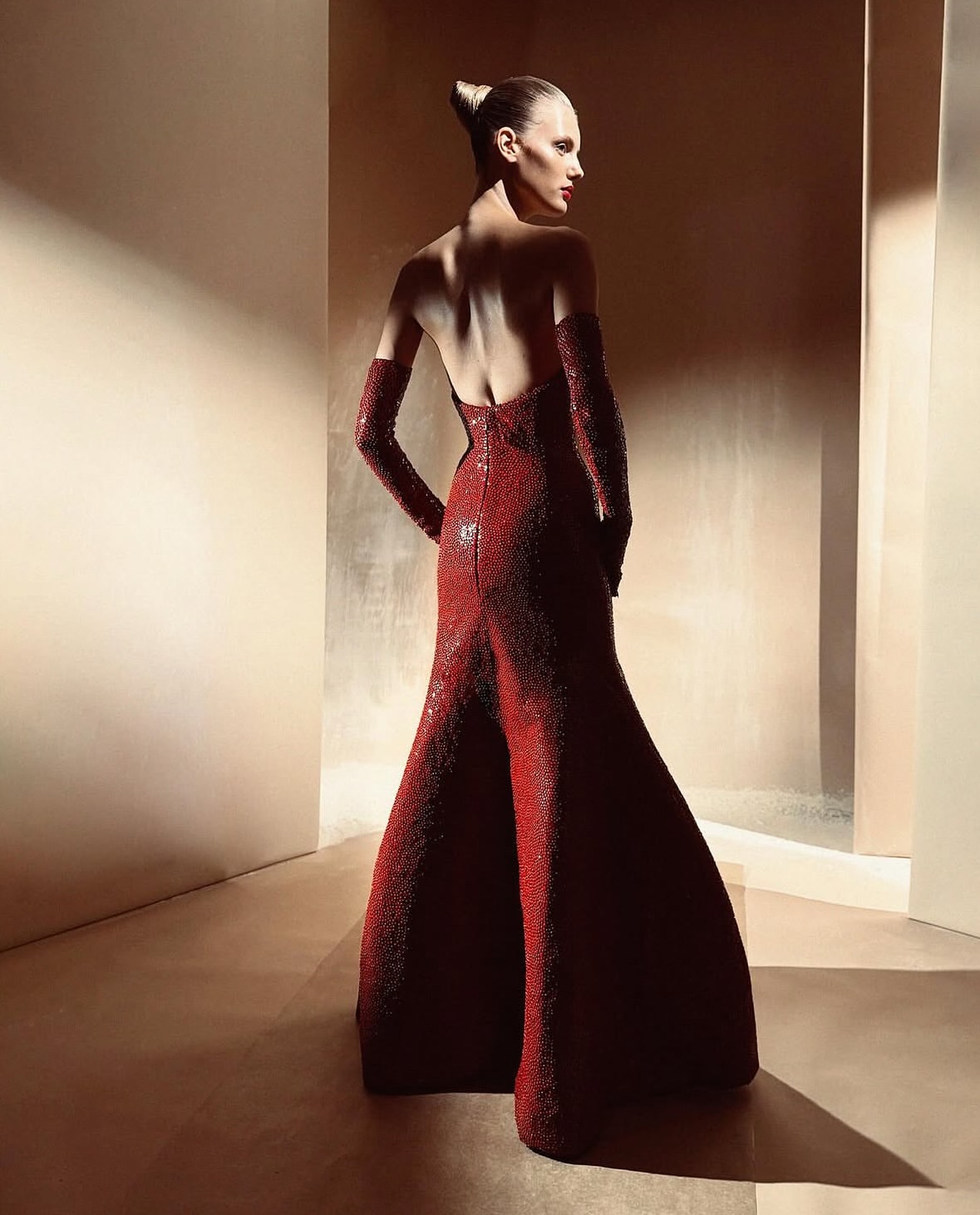 A bold vision where art and fashion merge into tim...