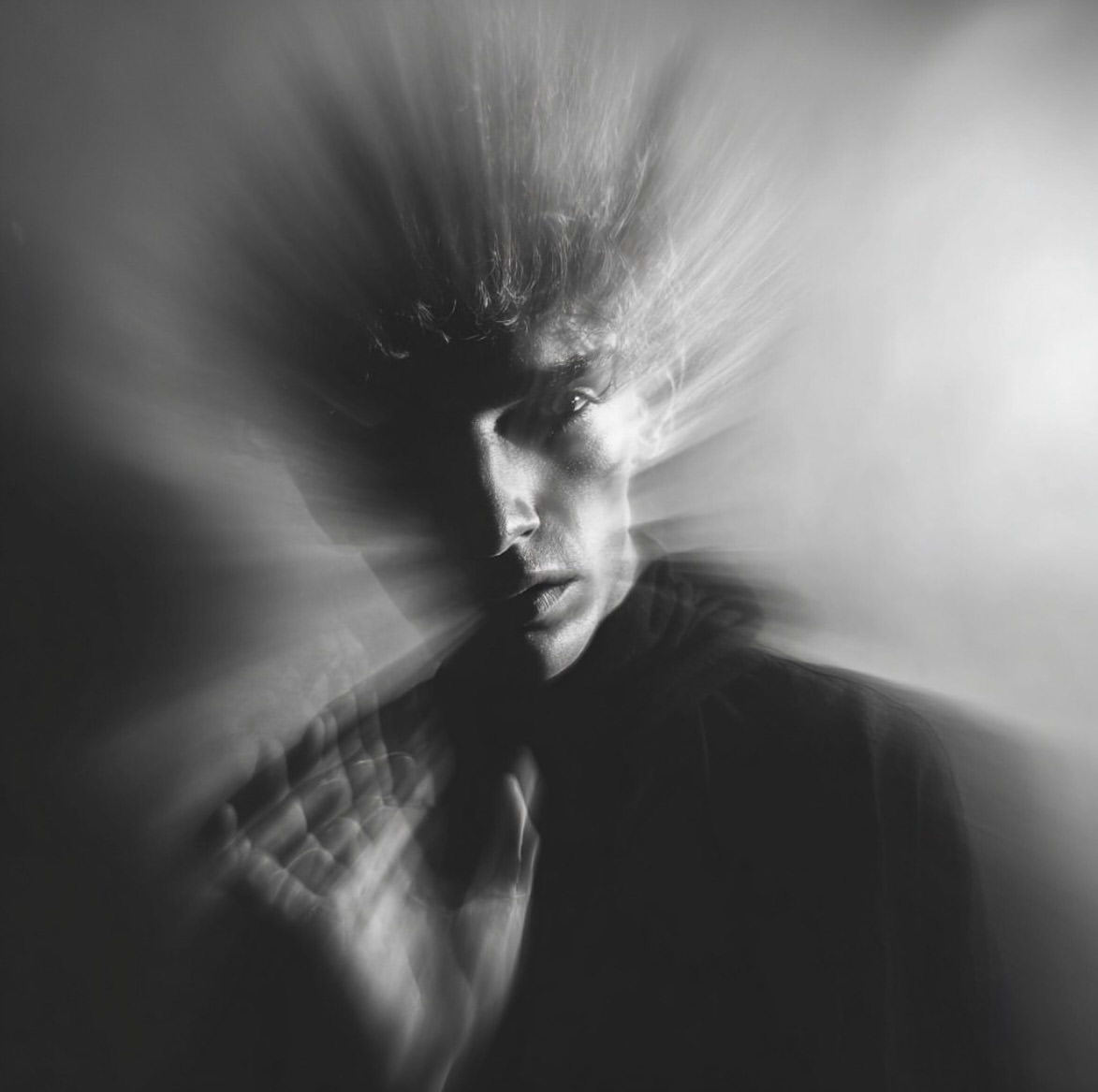 Light dissolves into motion and thought fades into...