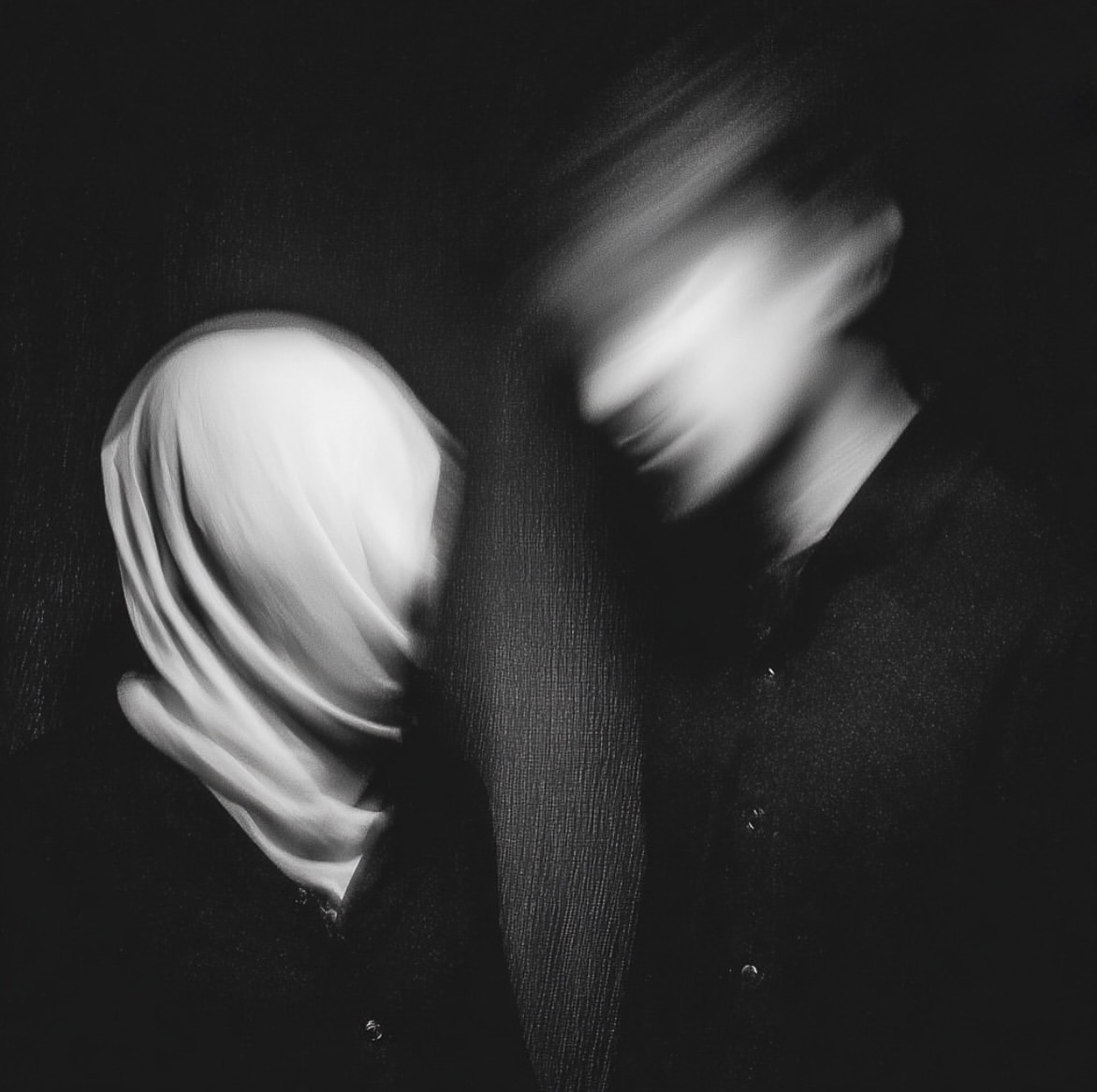 Light dissolves into motion and thought fades into...