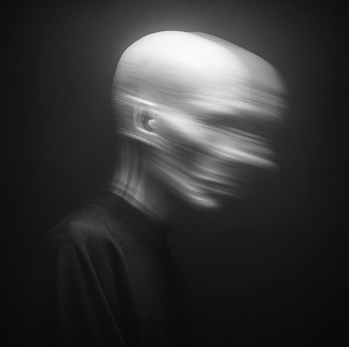 Light dissolves into motion and thought fades into...
