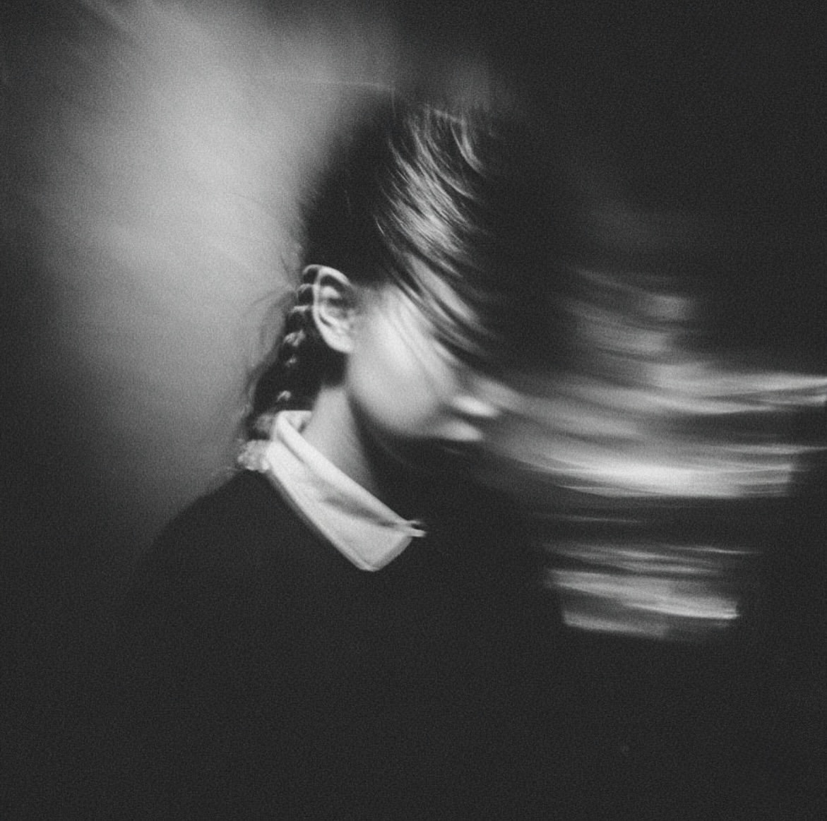 Light dissolves into motion and thought fades into...