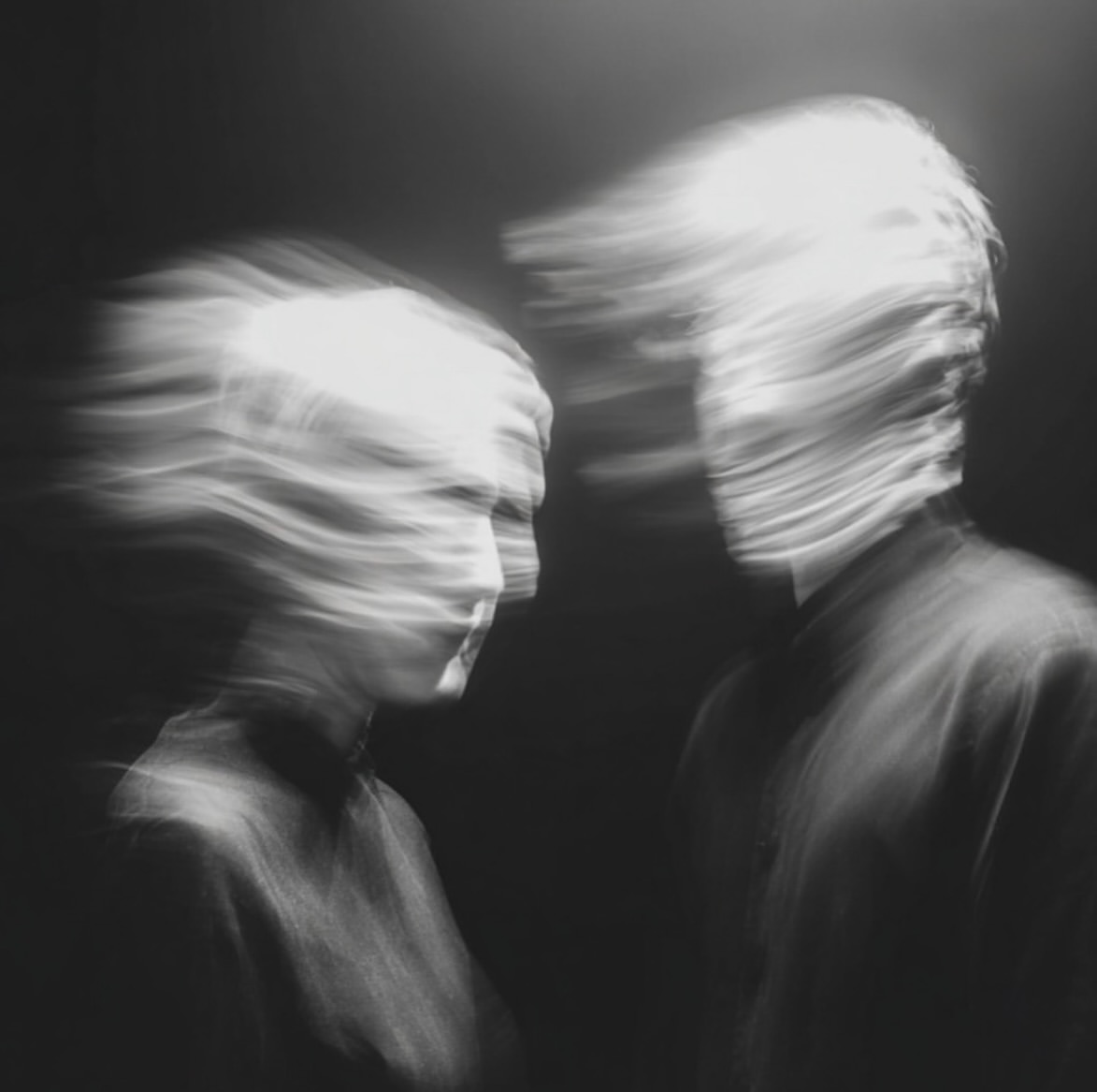 Light dissolves into motion and thought fades into...
