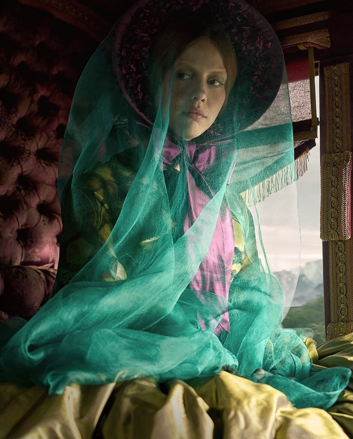 A haunting beauty wrapped in light and shadow.