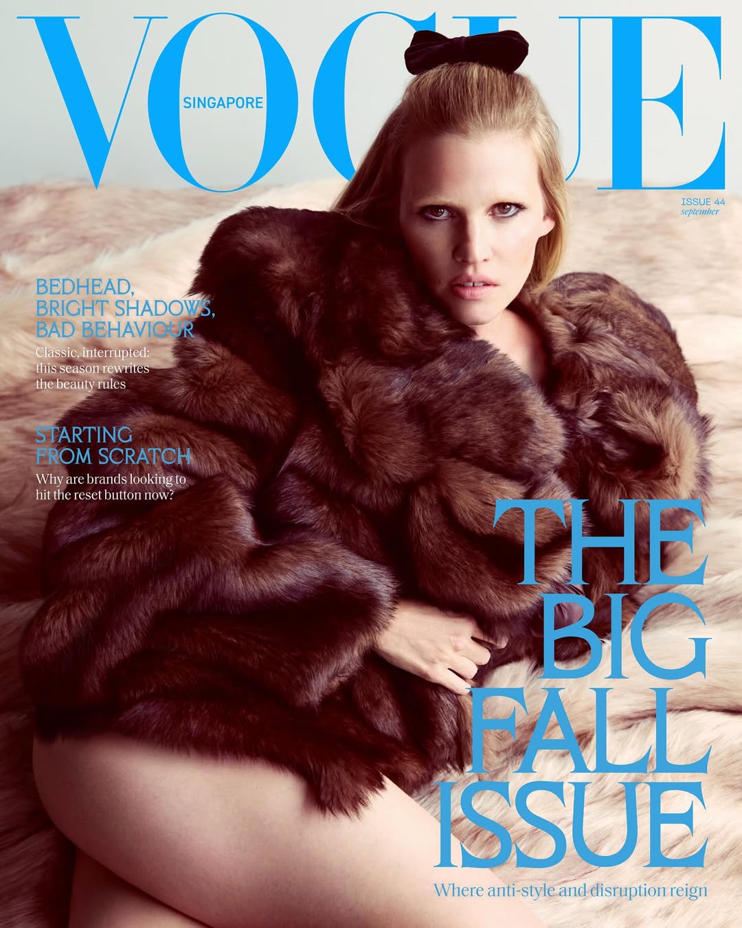 VOGUE SINGAPORE SEPTEMBER ISSUE featuring LARA STO...