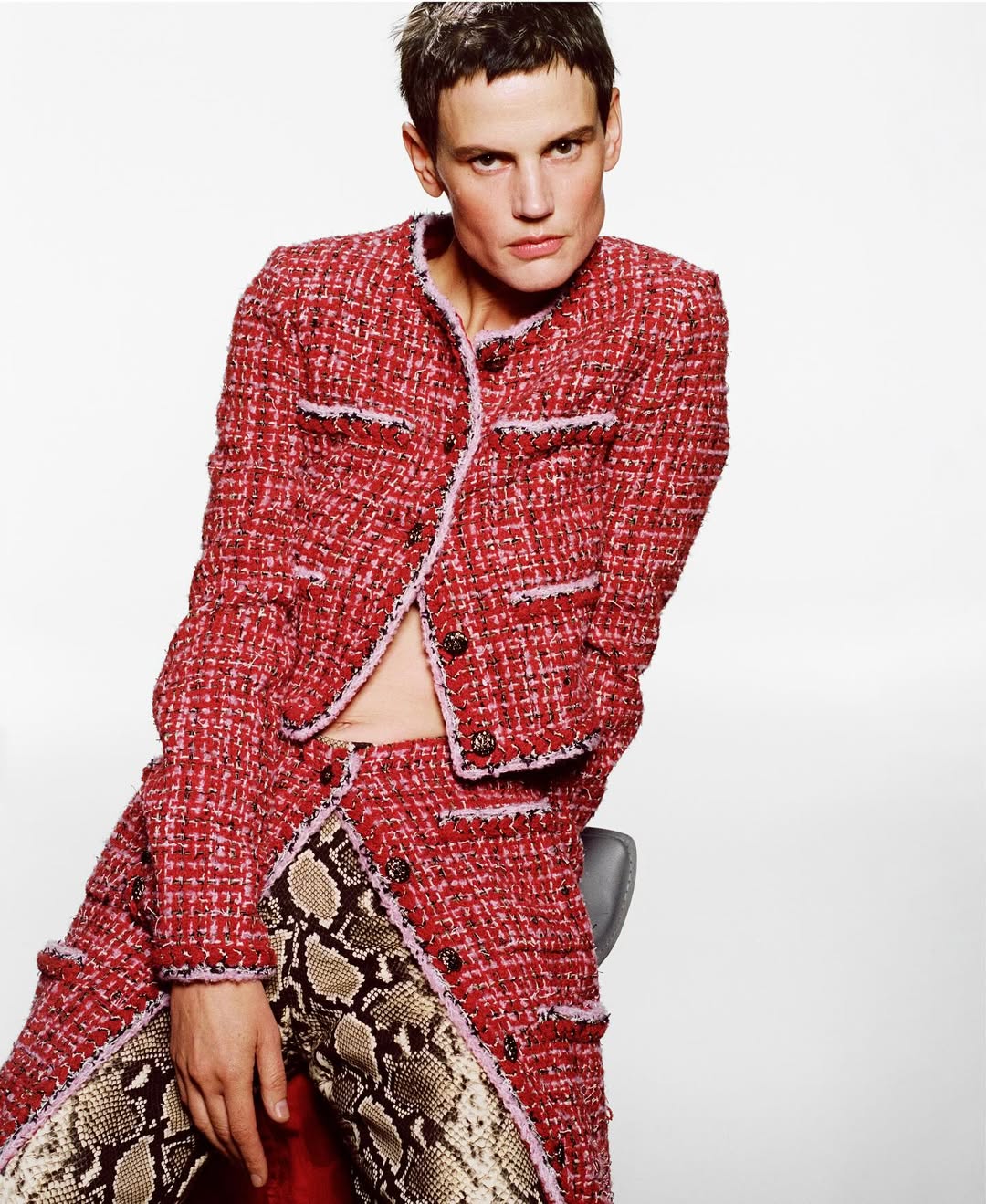 M LE MONDE ISSUE featuring SASKIA DE BRAUW @saskia...