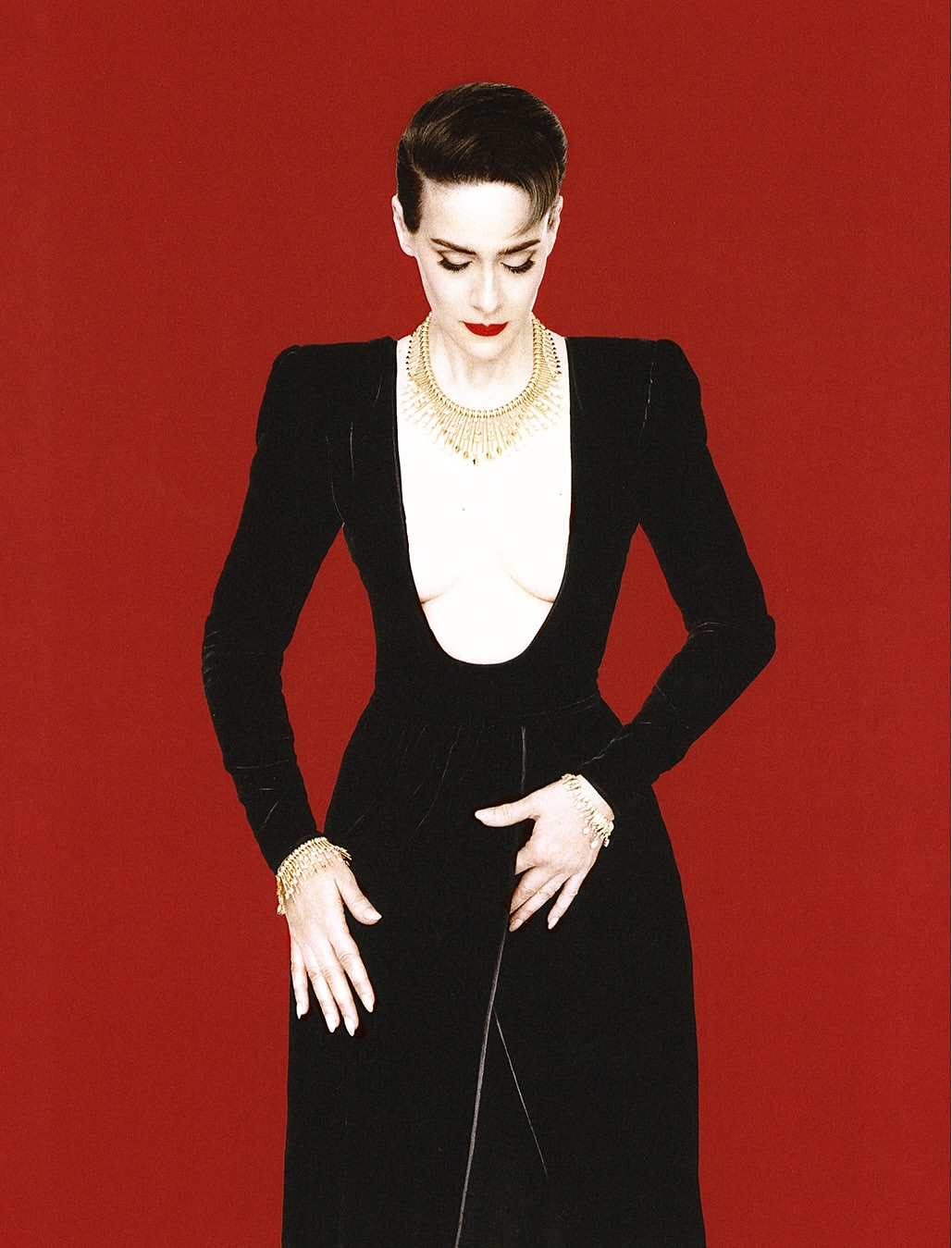The one and only @mssarahcatharinepaulson for @the...