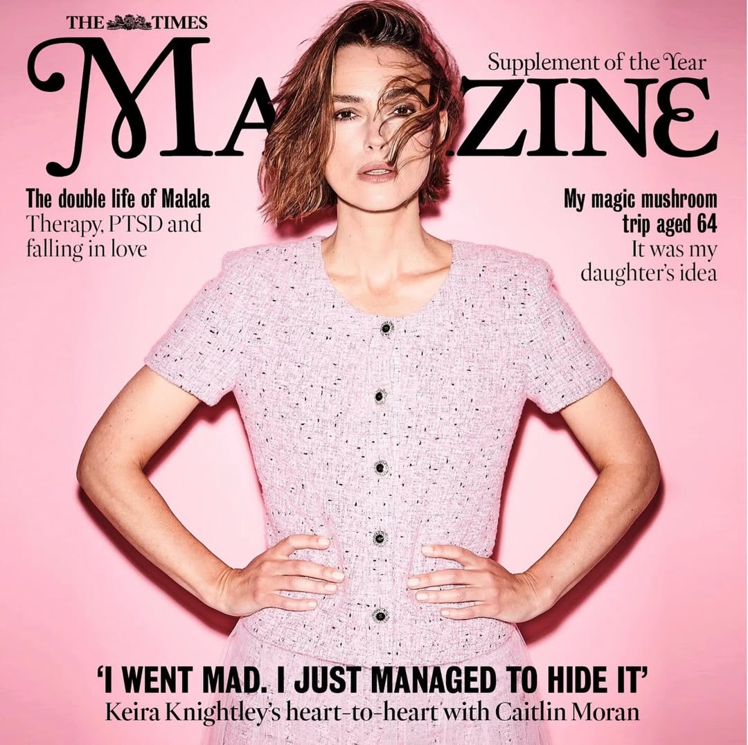 @thetimesmagazine with Keira Knightley 