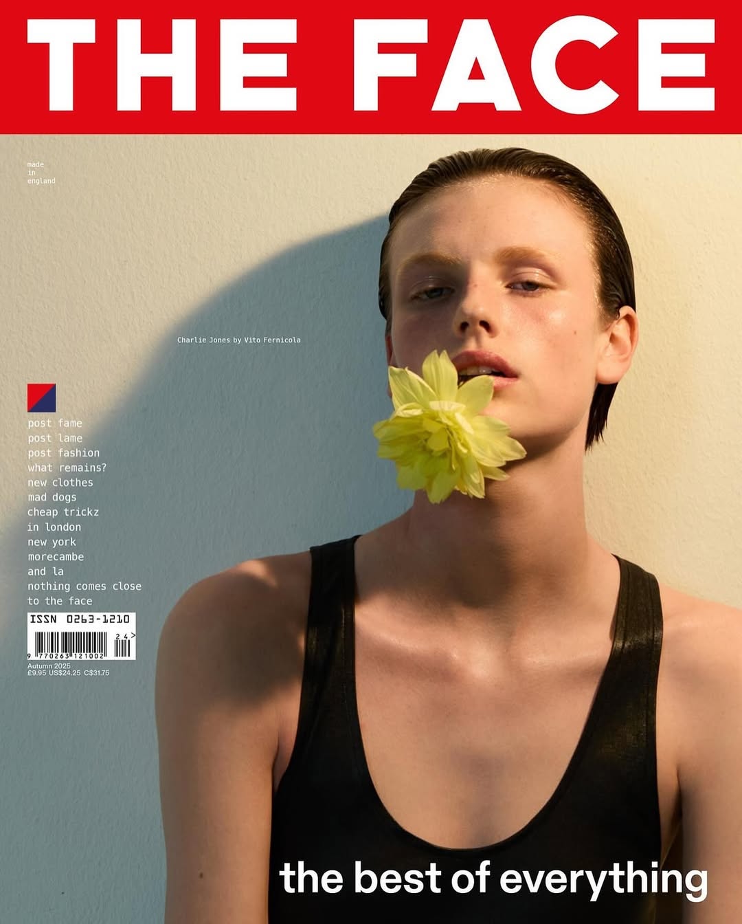 THE FACE with @charlie._.jones._.c photographed by...