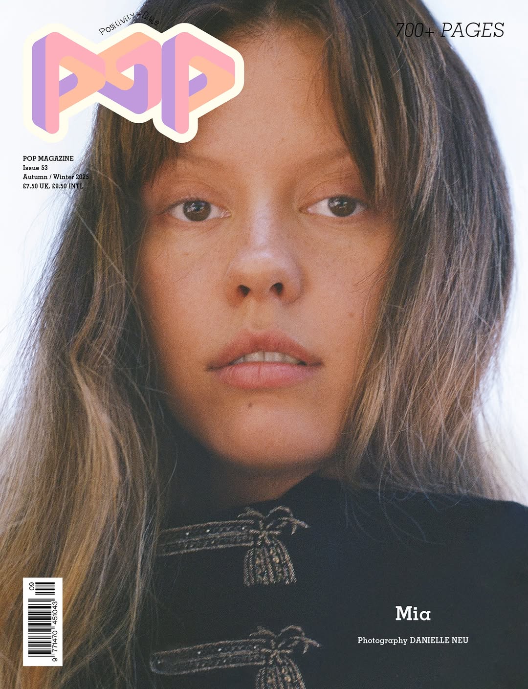 POP 53 with Mia Goth in Dior by Jonathan Anderson,...