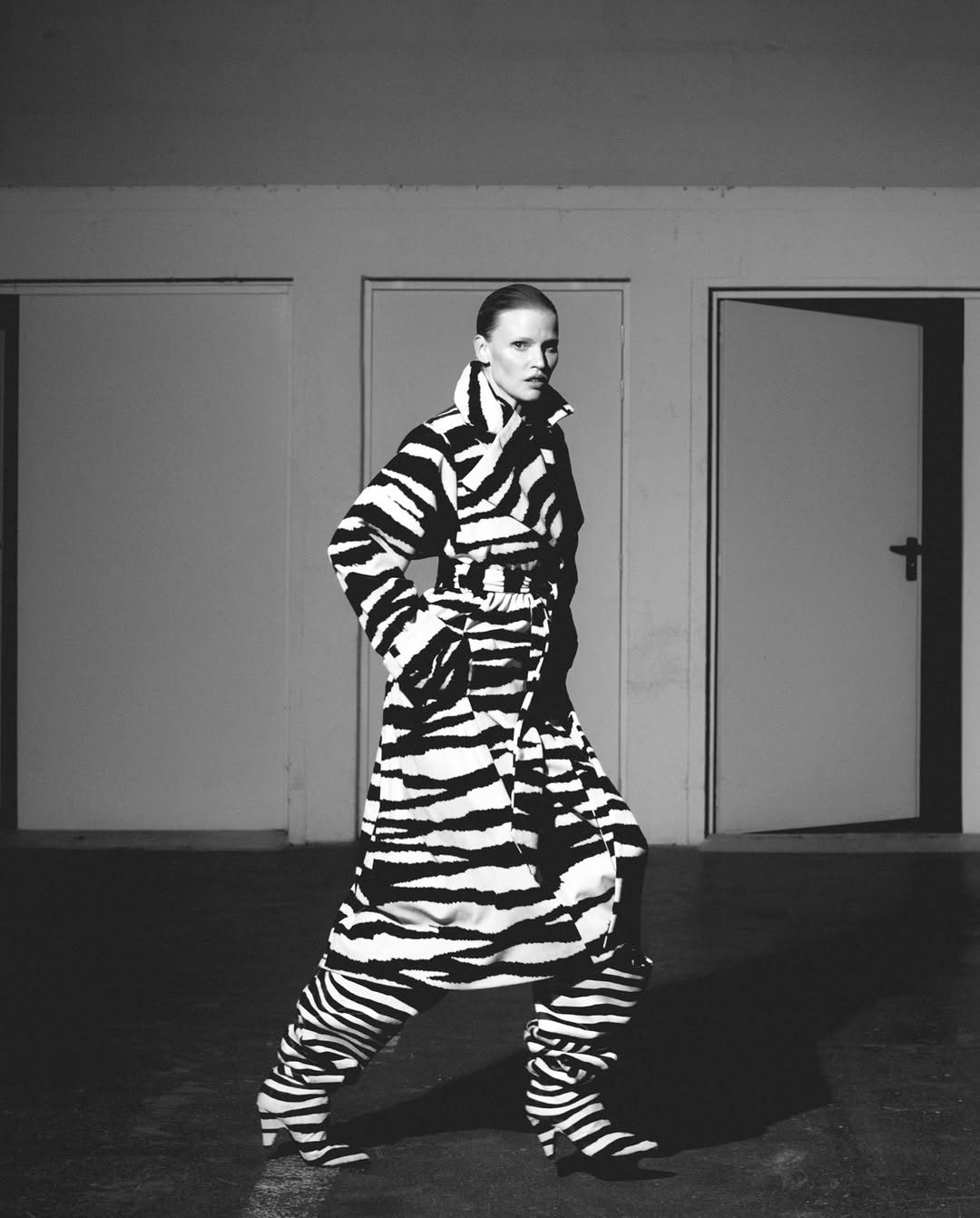 Harper’s Bazaar France with @lara_stone photogra...