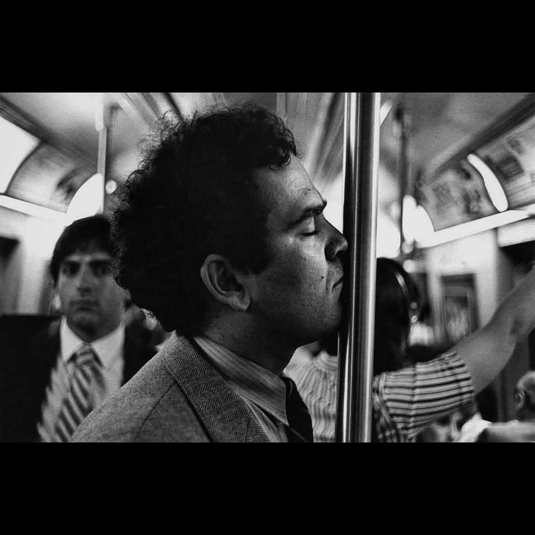 Pole kiss, nyc, mid 80’s by @ohstop1946