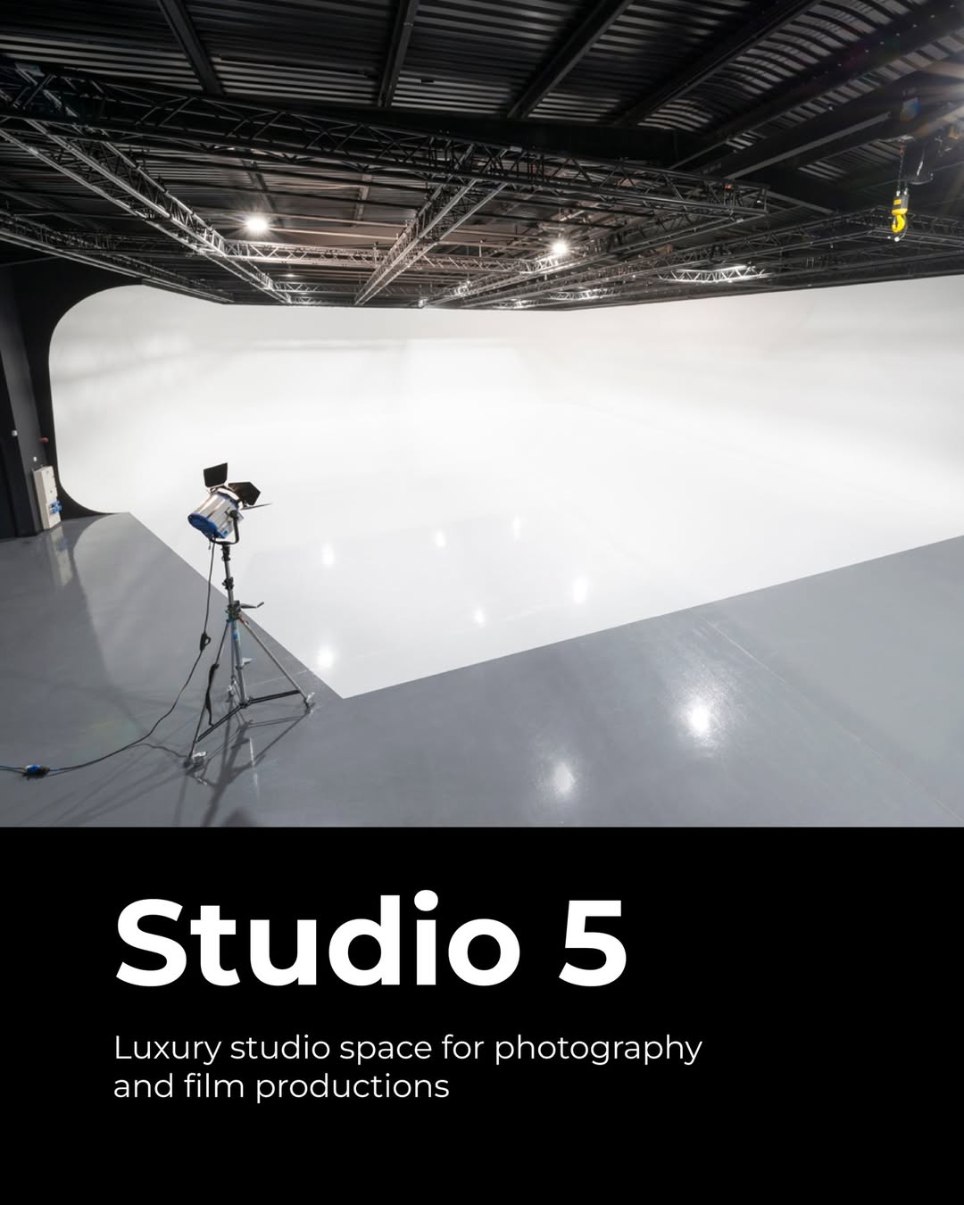 Park Royal Studios largest coved space Studio 5 is...