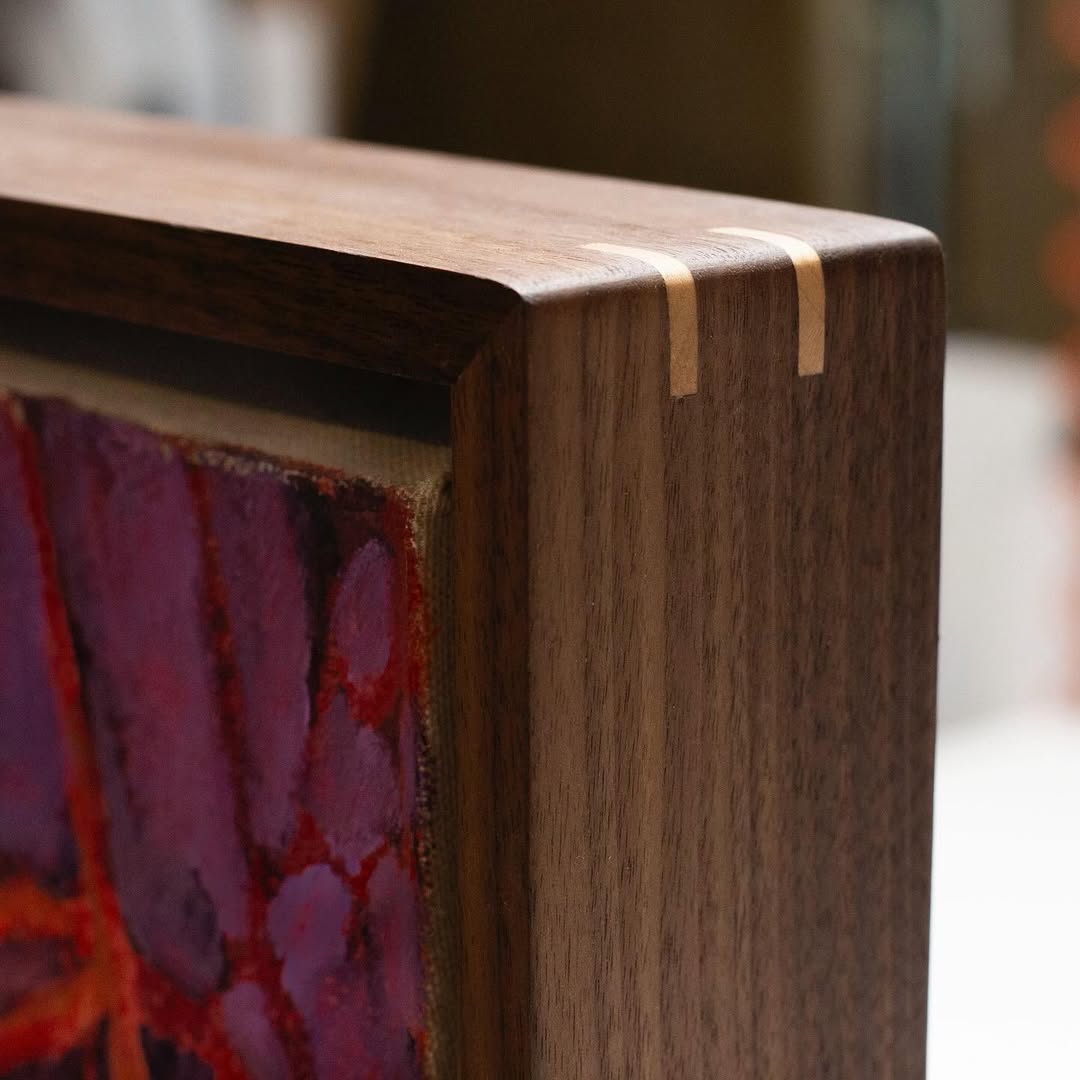 Our talented framing team created this custom natu...