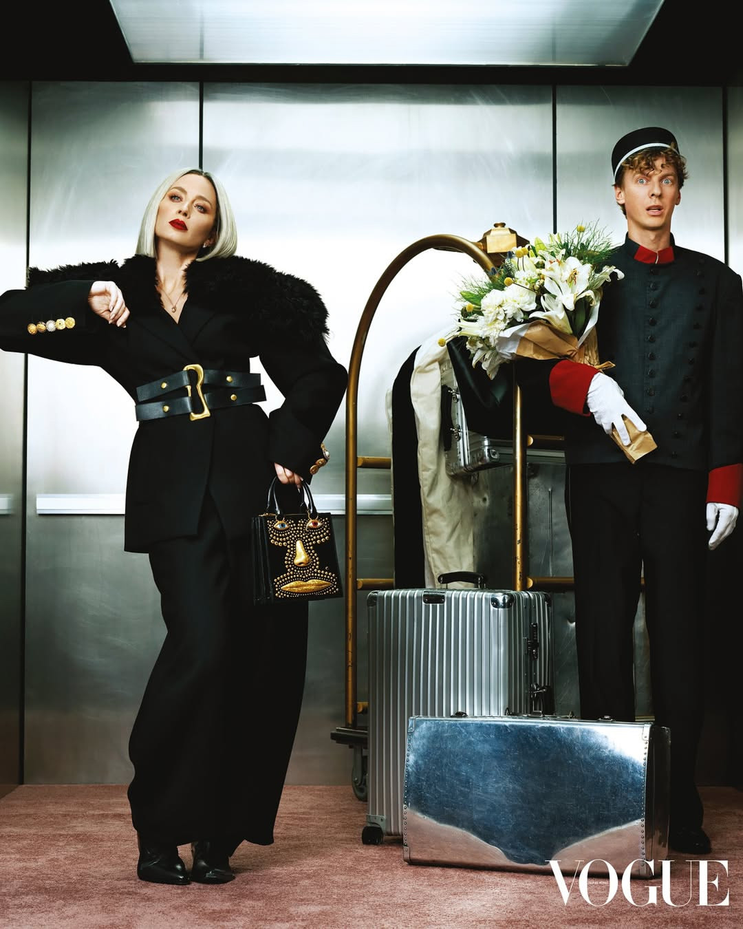 Edge, elegance, and Emily Blunt for Vogue Hong Kon...