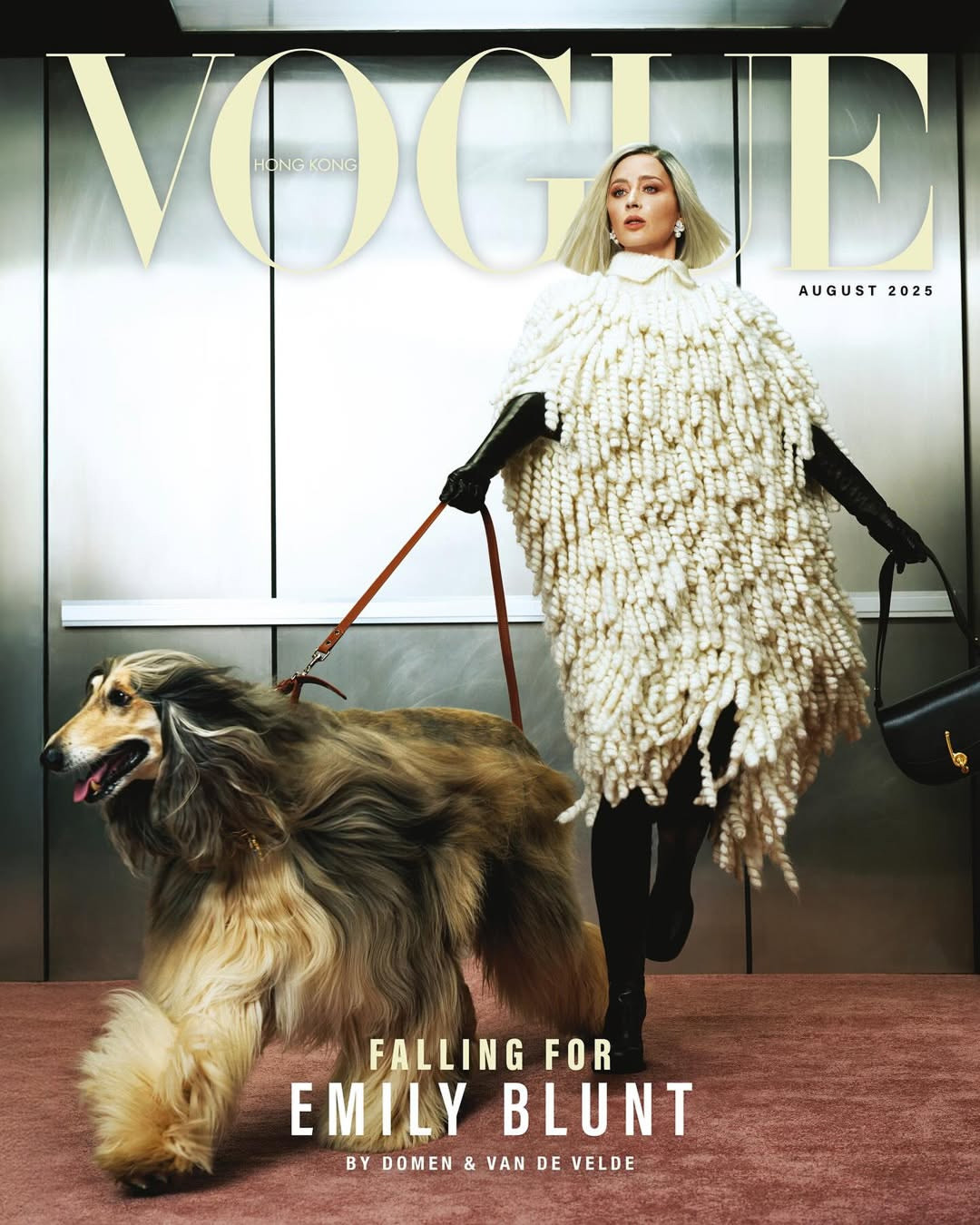 Edge, elegance, and Emily Blunt for Vogue Hong Kon...