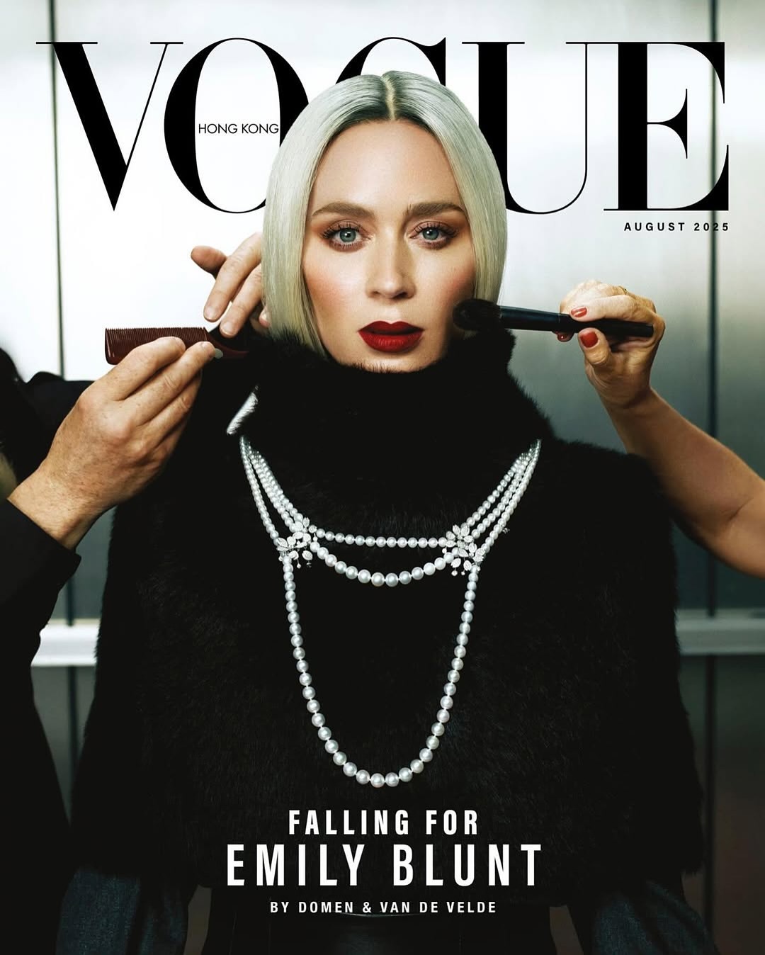 Composure meets intensity. Emily Blunt, styled wit...