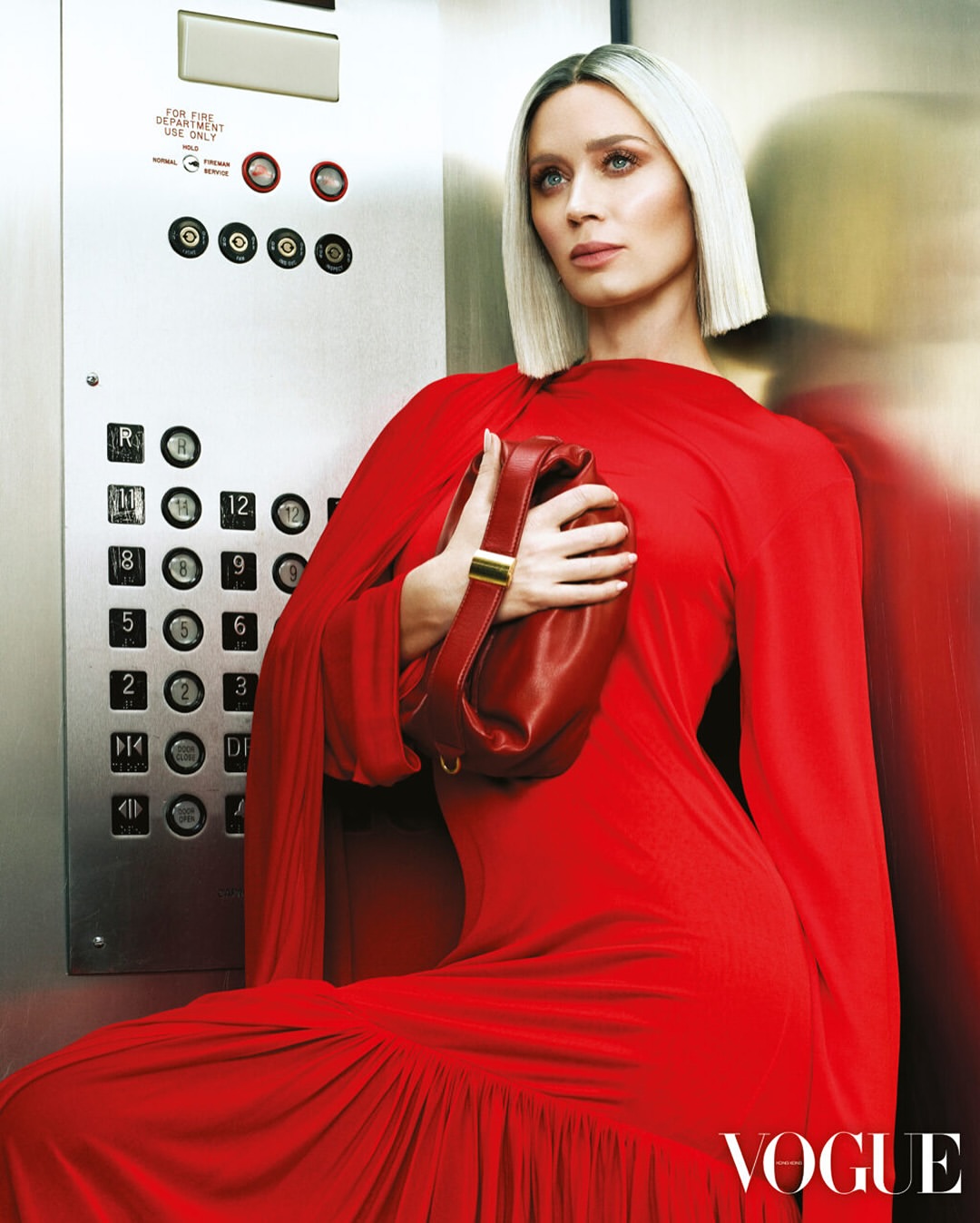 Composure meets intensity. Emily Blunt, styled wit...