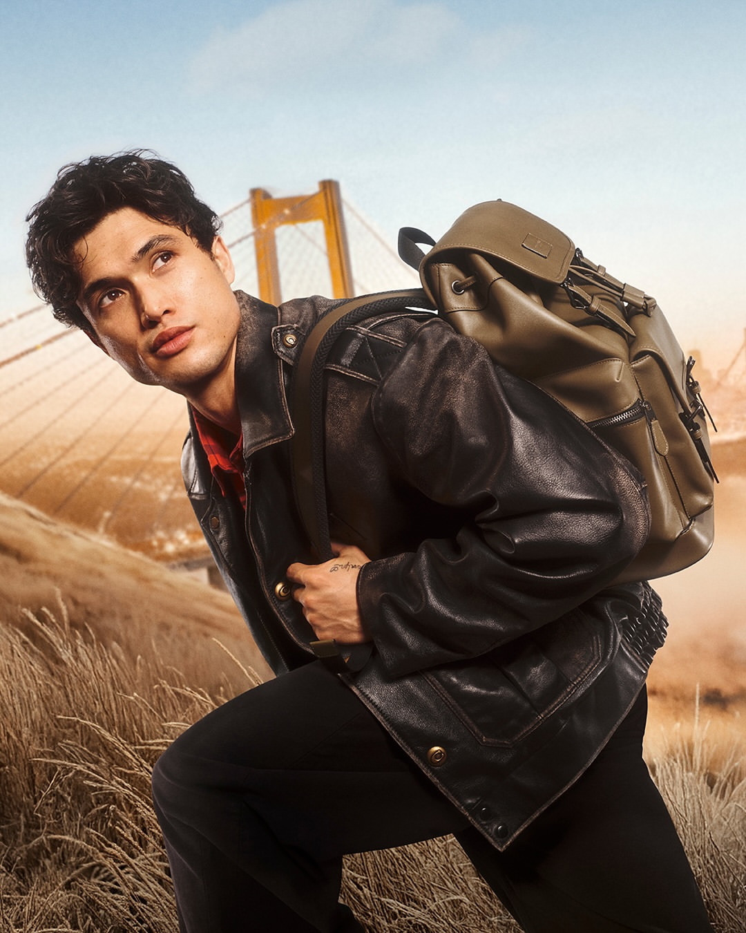 Charles Melton for Coach, in world made to match t...