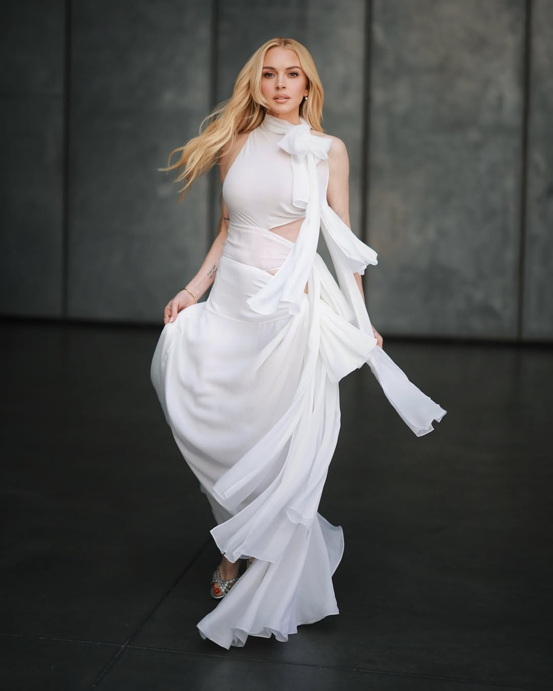 Lindsay Lohan, in focus and in her element.⁠ A q...