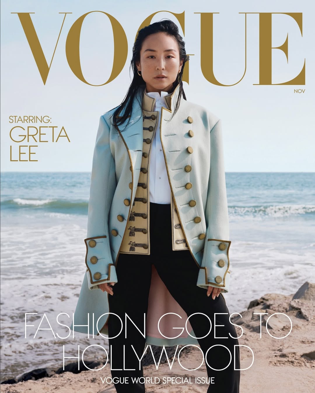 Vogue November Cover ft. Greta Lee