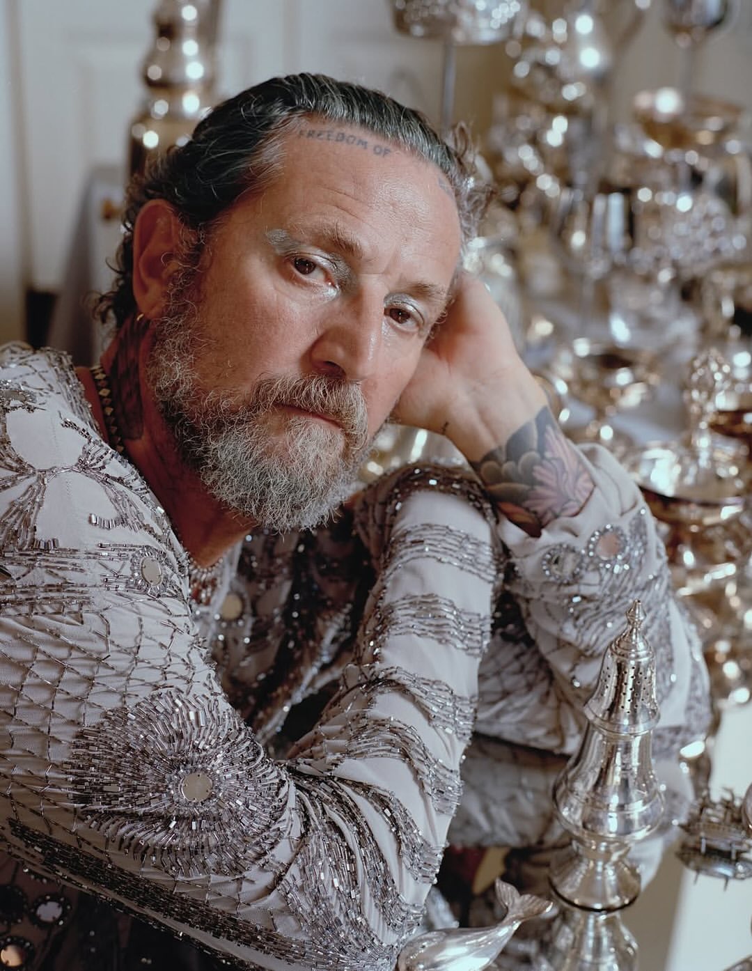 Carmine Romano shooting Stefano Pilati for Replica...