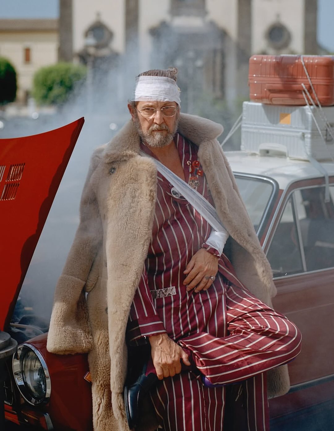 Carmine Romano shooting Stefano Pilati for Replica...