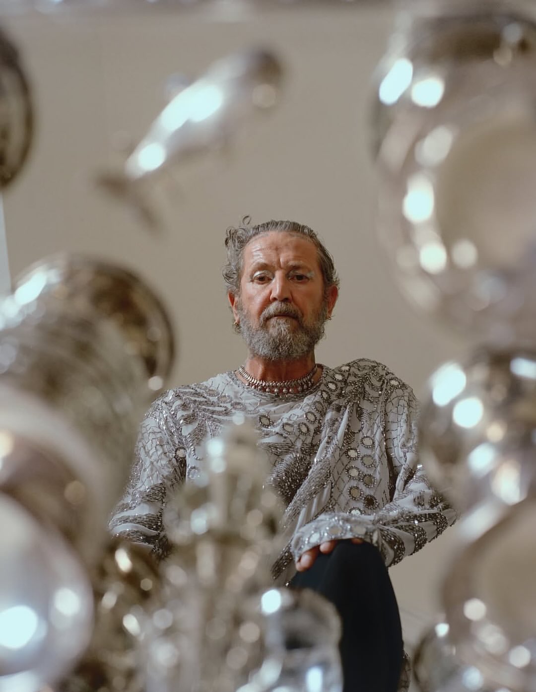 Carmine Romano shooting Stefano Pilati for Replica...