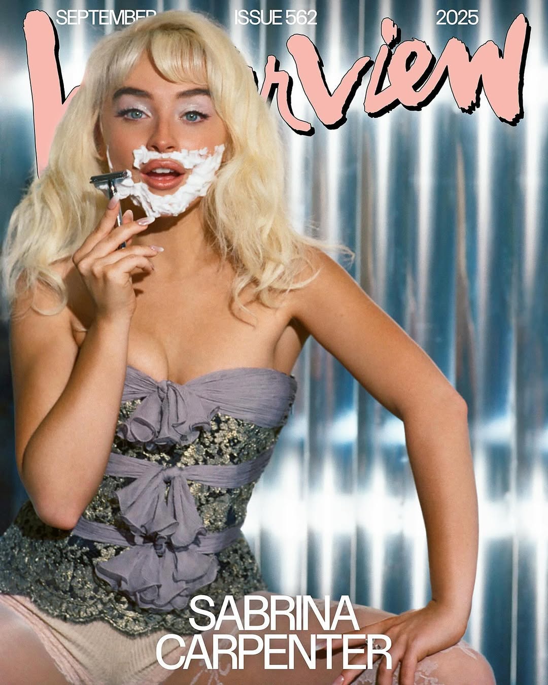 @sabrinacarpenter for the cover of @interviewmag p...