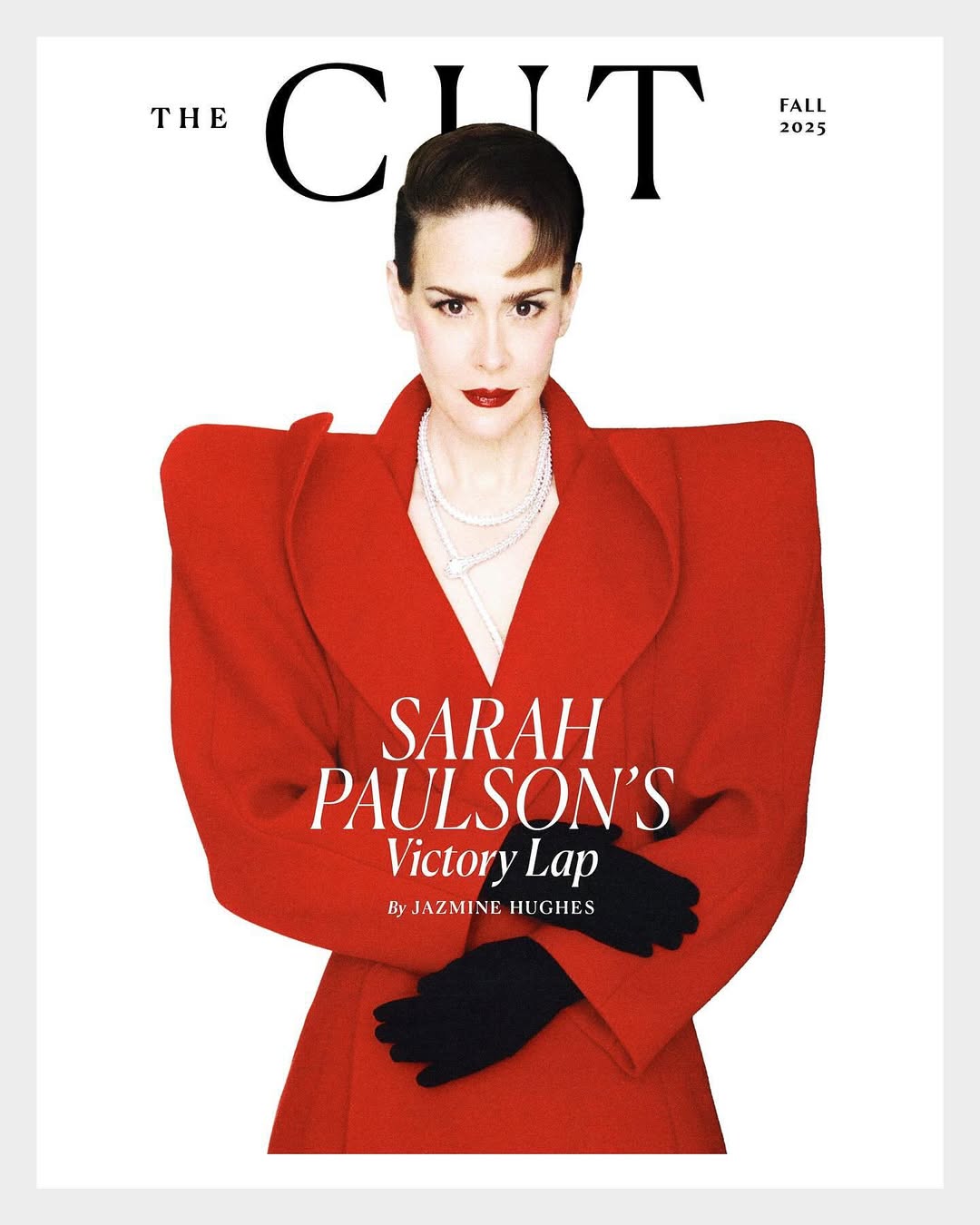 @mssarahcatharinepaulson for the cover of @thecut ...