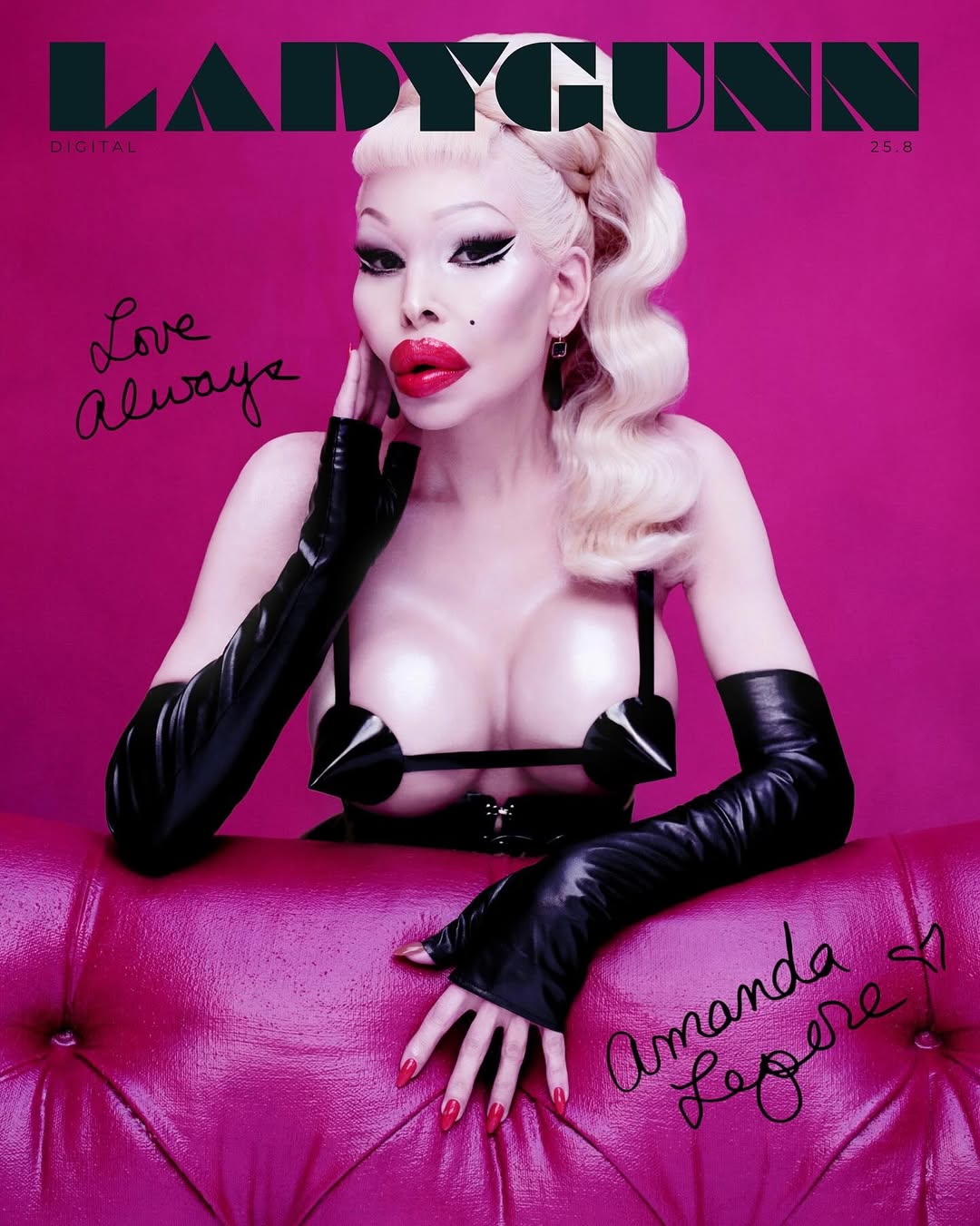 @amandalepore for the cover of @ladygunn photograp...