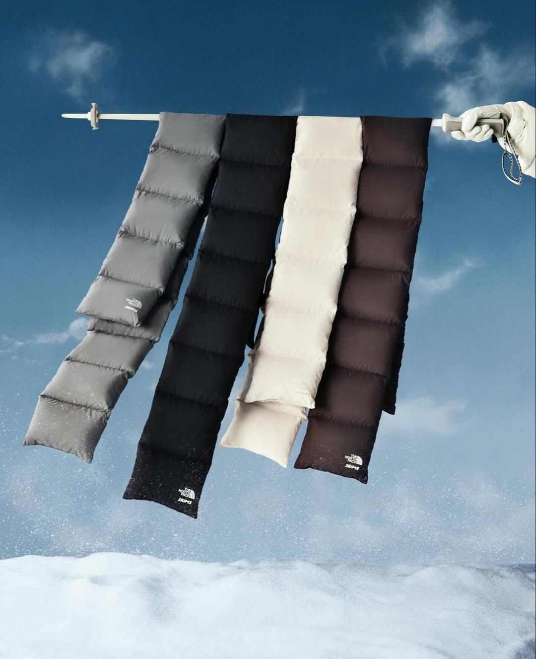 @skims x @thenorthface  shot by Alex Paganelli...