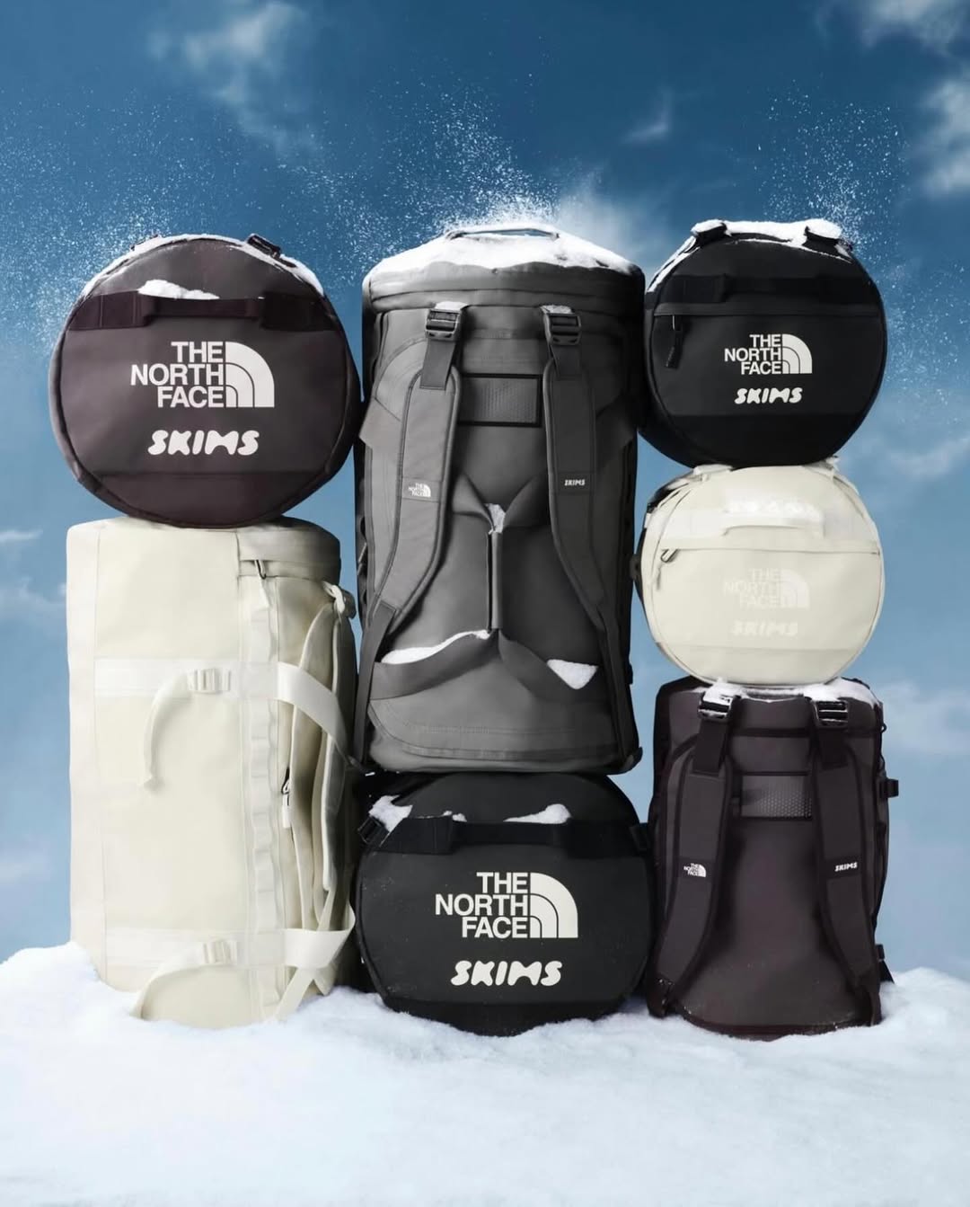 @skims x @thenorthface  shot by Alex Paganelli...