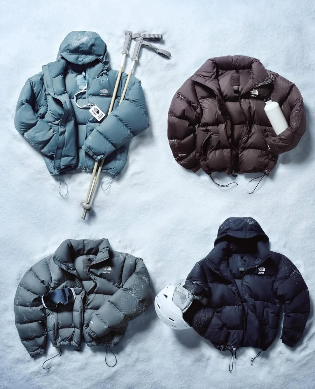 @skims x @thenorthface  shot by Alex Paganelli...