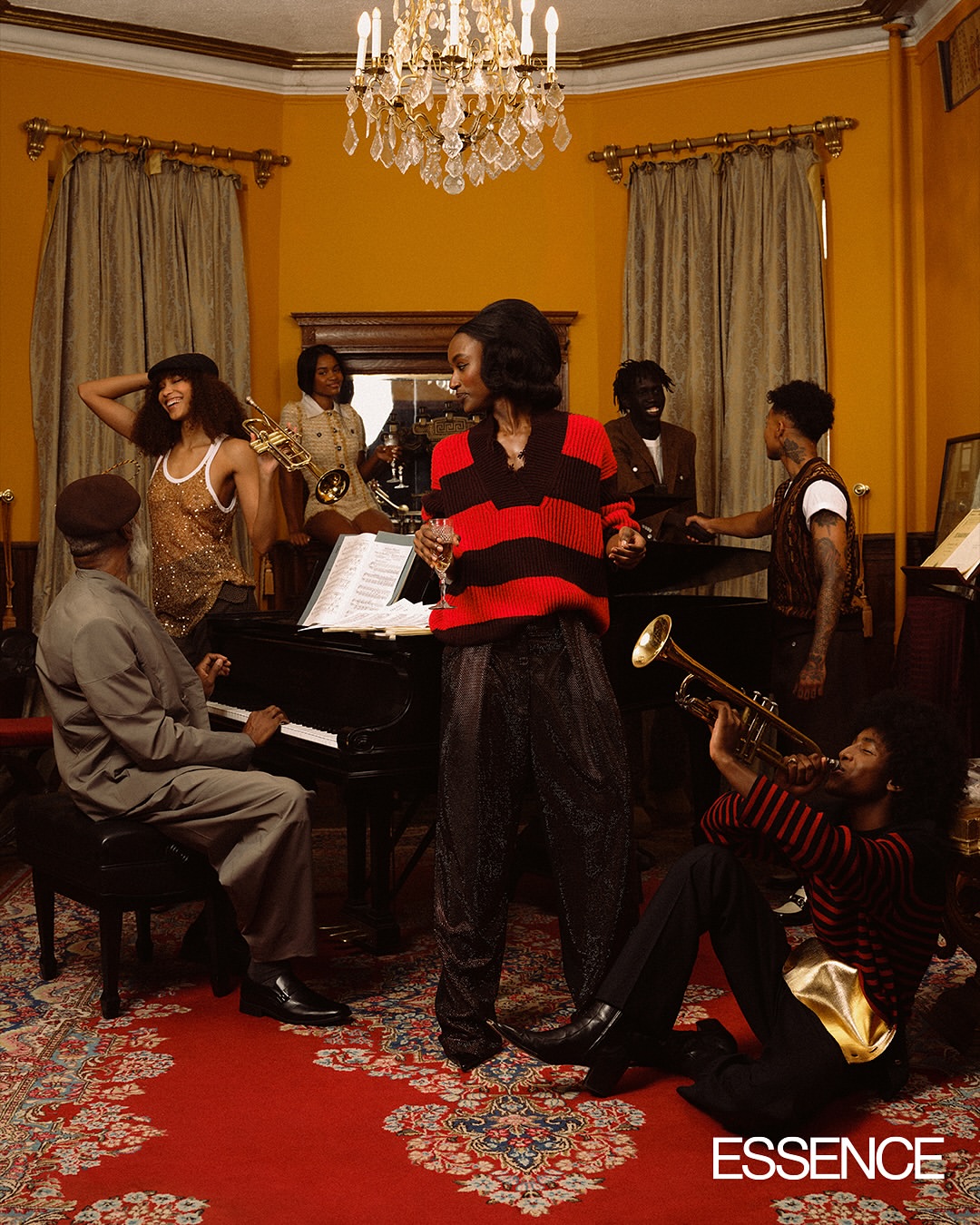 55 years of black fashion for @essence’s July/Au...