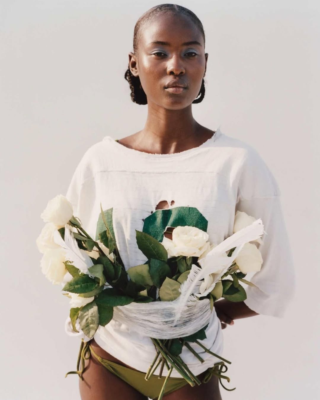 Shot at VANDERVOORT STUDIO
LAYLA ETENGAN for HARPE...