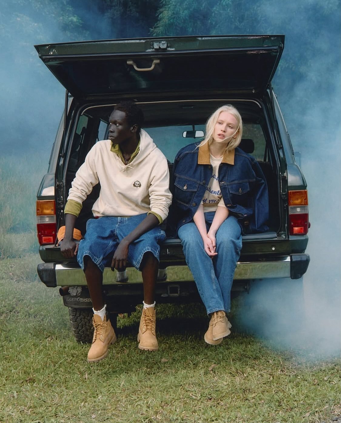 Adol Akuei and Kristina Byerle for @timberland