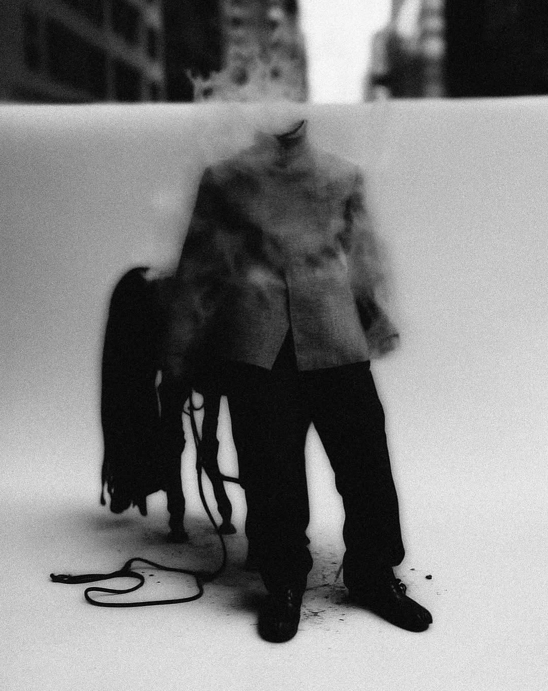 @yzavoku ‘s work inhabits a liminal space, explo...